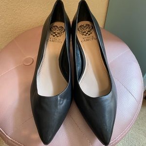 Vince Camuto Soft Leather Kitten Heel
